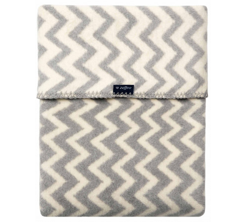 womar zaffiro patura de bumbac (75х100 cm.) zigzag/gri-alb