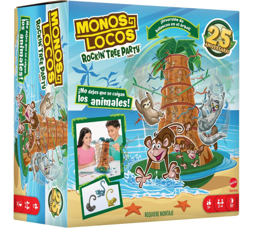 mattel htw65 Настольная игра "Обезьянки-акробатки на дереве"
