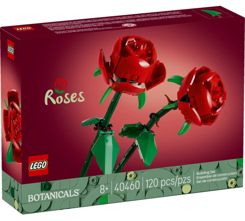  lego botanicals 40460 constructor "trandafiri" (120 el.)