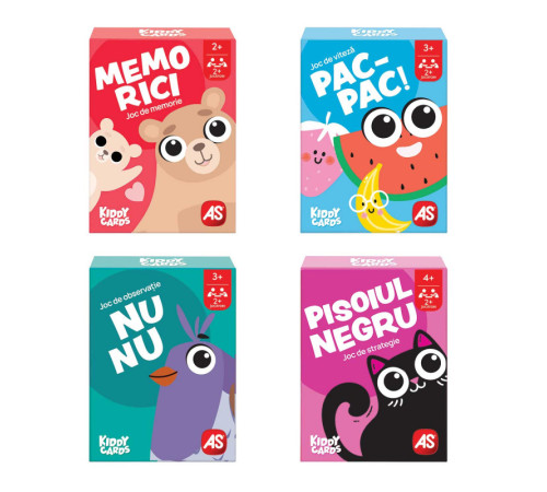  as kids 1040-25101 jocuri educative de cărți "kiddy cards" (ro) in sort.