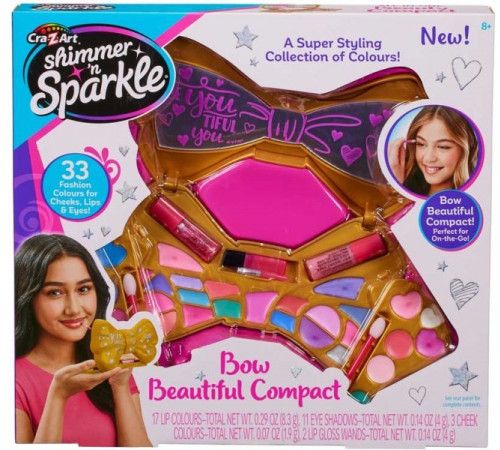 Cra-Z-Art 65574INT Набор косметики "Bow Beauty Compact"  cra-z-art 65574int Набор косметики "bow beauty compact"