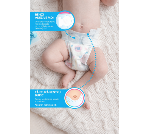 joonies mega pack 953200 premium soft scutece nb, 0-5 kg, (6x24) 144 buc.