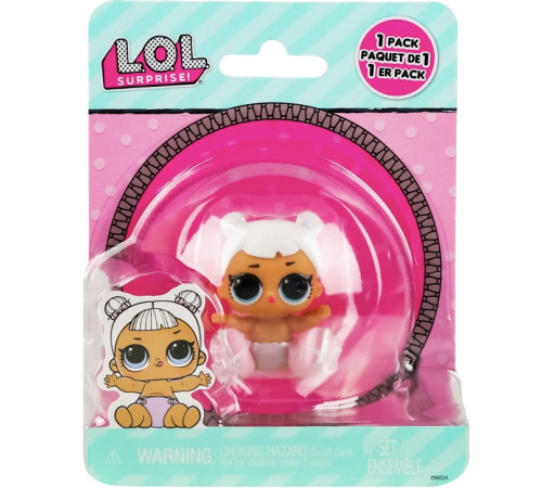 L.O.L. 987406 Кукла L.O.L. Surprise Серия OPP Lil Sis - Lil Snow Angel Детский магазин в Кишиневе в Молдове l.o.l. 987406 Кукла l.o.l. surprise Серия opp lil sis - lil snow angel