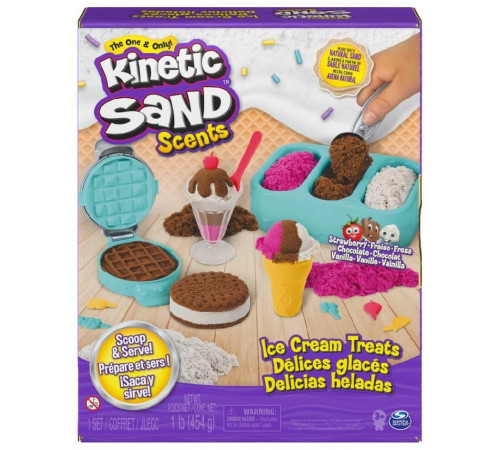  kinetic sand 6068200 nisip cinetic "ice cream treats" (fara miros