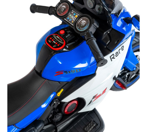 baby mix 56186  motocicleta electrică "race" (albastru)