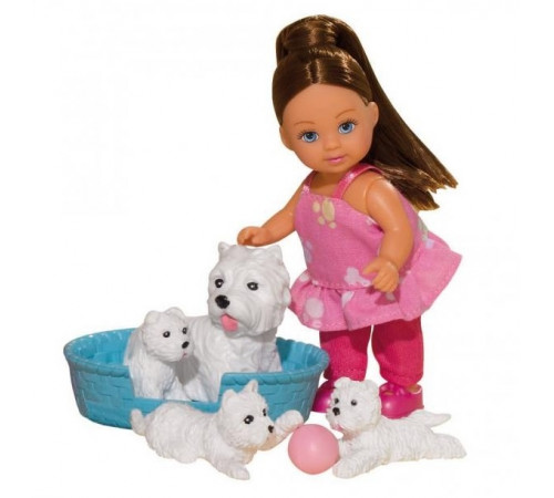 simba 4191 Кукла Еви с домашними животными (асс.)