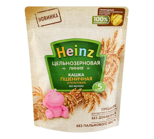 Heinz Каша пшеничная цельнозерновая (5m+) 180 гр. heinz Каша пшеничная цельнозерновая (5m+) 180 гр.