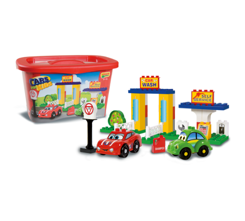 androni 8568-0car constructor cars kids "statie de service" (37 el.)