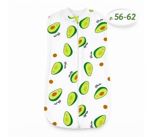  minikin 201000356-62 pelinca-cocon "i like" (m. 56-62) avocado