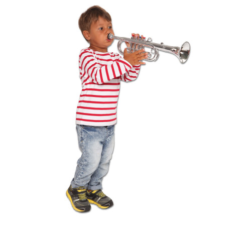 bontempi 324231 trompetă cu 4 clape colorate