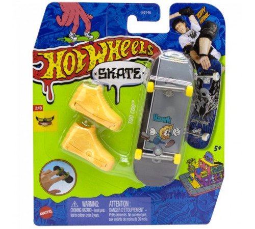 hot wheels hgt46 Игровой набор "Скейтборд и обувь" (в асс.)