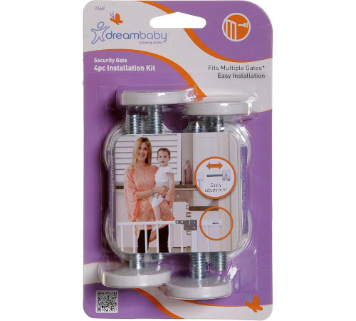  dreambaby f956w Монтажный комплект для установки ворот безопасности (4 шт.) белый
