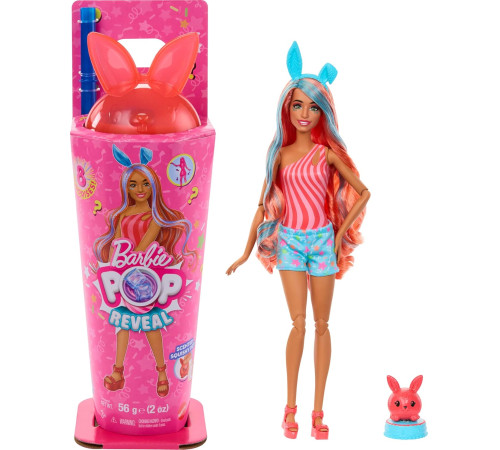 barbie jcn87 papusa "pop reveal" seria "costume party" - iepuras