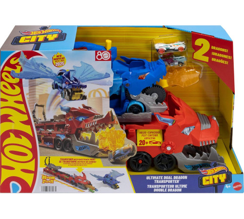 hot wheels jbm72 transporter "dragon"