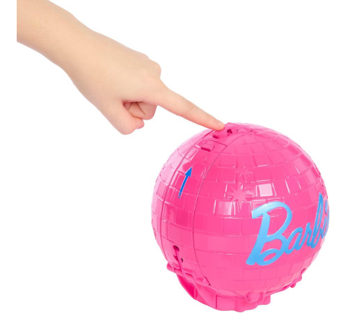 barbie jmk19 set de joacă cu păpușă surpriză "roll & reveal: pop star"