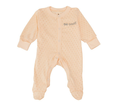 Детская одежда в Молдове minikin 25160562 Комбинезон "Ажурный листик" (р.62) персиковый