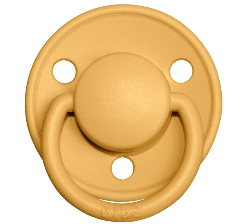 bibs Пустышка круглая силиконовая de lux (0-36 м.)  honey bee