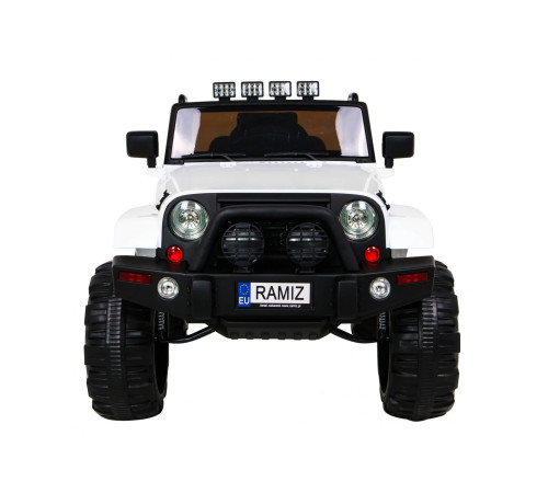 ramiz Машина на аккумуляторе jeep all terrain белый