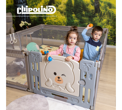 chipolino koiam0252be Țarc cu ușă amico (180&times;200 cm) bej