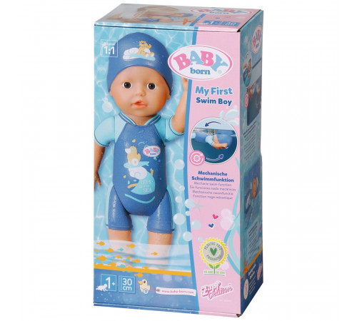 zapf creation 832325 păpuşă "baby born my first swim boy" (30 cm.)