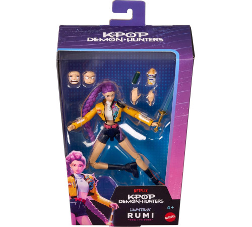 k-pop demon hunters jry30 figurină rumi "how it's done" cu accesorii (15,7 cm)