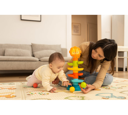toyz-9010 3872 Развивающая игрушка "Баскетбольная корзина со львом"