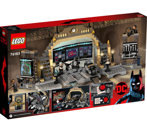 lego super heroes 76183 constructor "batcave: fight with the riddler" (581 el.)