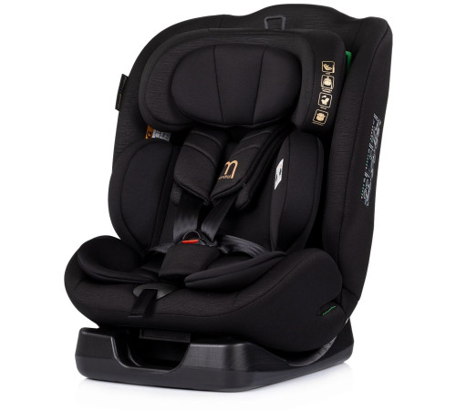 chipolino scaun auto "i-size mondial" stkmnd02601no (40-150 cm) negru