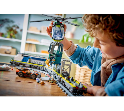 lego city 60508 constructor "jaf &icirc;n trenul poliției" (1313 el.)