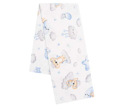 new baby 56596 pelinca flanel "koala" imprimeu albastru