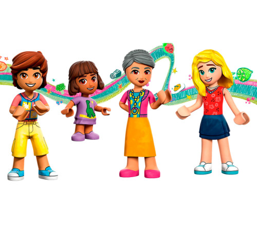 lego friends 41747 Конструктор "Закусочная Хартлейк-Сити" (695дет.)