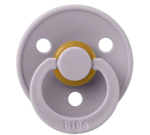 bibs suzeta rotunda din latex color s (0-6 luni)  fossil grey