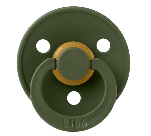  bibs suzeta rotunda din latex color m hunter green (6-18 luni)