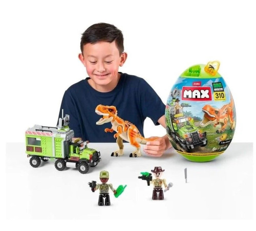 zuru 83155 constructor într-un ou "dino max" (310 el.)