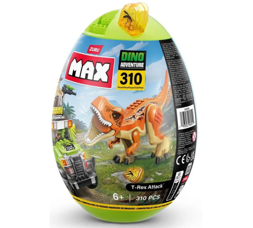 zuru 83155 constructor într-un ou "dino max" (310 el.)