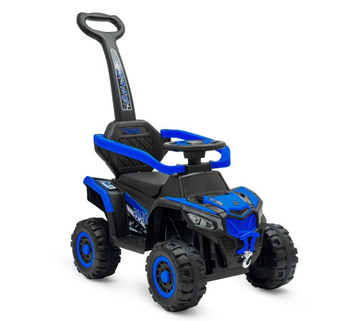  baby mix 56925 mașinuță electrică baby mix ruggy cu m&acirc;ner (albastru)