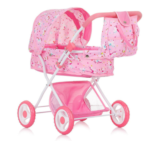 chipolino Коляска для кукол "dora" kzkdr02403un unicorn