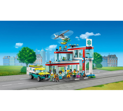 lego city 60330 constructor "spitalul" (816 el.)