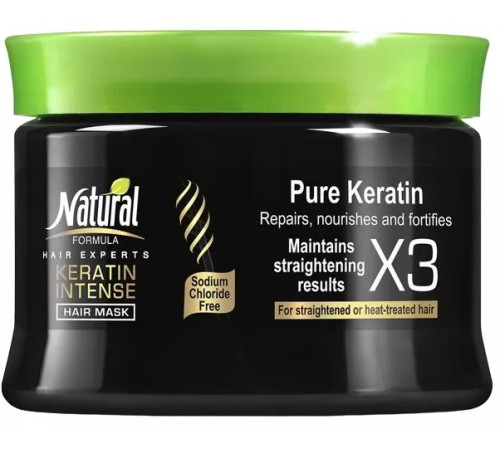  natural formula Маска для волос на основе кератина (350 мл) 961892