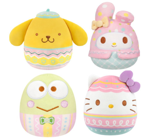Jucării pentru Copii - Magazin Online de Jucării ieftine in Chisinau Baby-Boom in Moldova squishmallows sqhk829e jucărie din pluș moale "hello kitty" ediție de paște (20 cm) in sort.