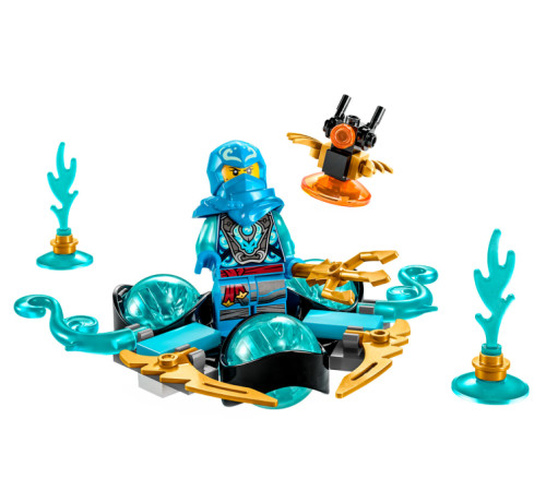 lego ninjago 71778 Конструктор "Сила Дракона Нии: Дрейф Кружитцу" (57дет.)