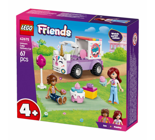 Детский&nbsp;магазин в Кишиневе в Молдове lego friends 42675 Конструктор "Машина для доставки тортов Единорог" (67 дет.)