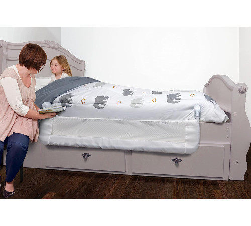 dreambaby g7752 barieră de siguranță pe pat nicole extra wide (alb)