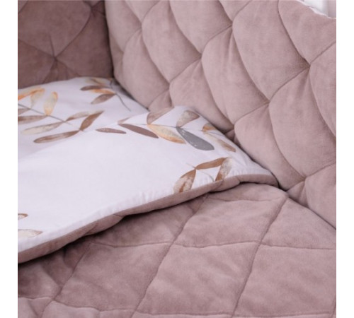 veres 218.09 Постельное бельё "velour mokko leaves" (5 ед.)