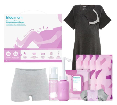  frida mom frihbgyrg kit complet pentru naștere și recuperare postpartum "labor & delivery kit" (40 de piese)