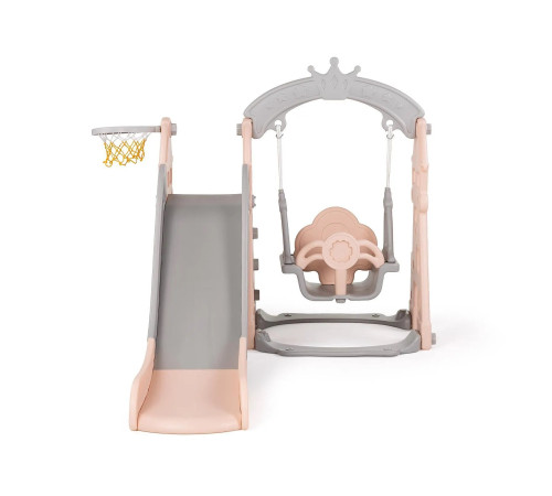 chipolino slset02407pi tobogan cu leagăn și inel (roz)