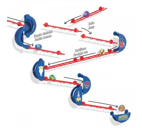 quercetti 6672 track xl wall mickey