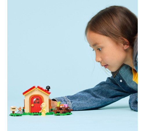 lego animal crossing 77058 constructor "casa confortabilă a lui goldie" (149 el.)
