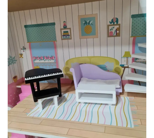 63321 casuta din lemn pentru papusi (114 cm)