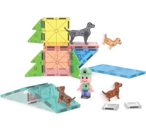 magna-tiles 252027mt Магнитный конструктор "Парк для щенков" (27 дет.)